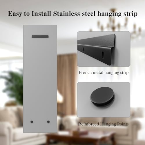 57"x18" Frameless Full Length Wall Mirrors,Rectangular Mirror Full Length Wall Mounted,Tall Full Body Mirrors with Beveled,Suitable for Living Rooms and Bedrooms - Image 6