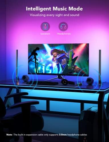 Govee RGBIC Gaming Light Bars H6047 with Smart Controller, Wi-Fi Smart LED - Image 6