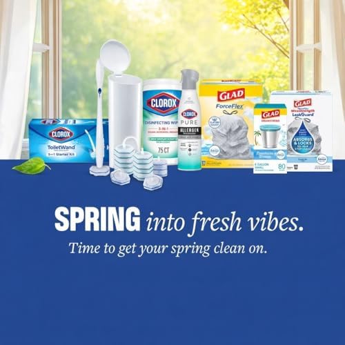 Clorox ToiletWand Toilet Cleaning Starter Kit, 1 Kit with 6 Refill Heads - Image 2
