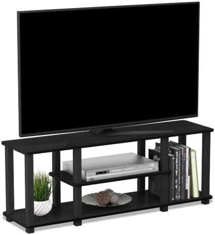 Furinno TURN-S-TUBE 3-Tier Toolless Assembly TV Stand, Americano by Furinno-FitsYourSpaceFitsYourBudget