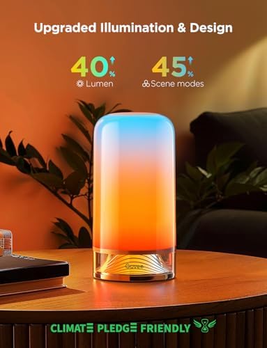 Govee RGBIC Smart Table Lamp 2, Touch Bedside Small Table Lamp (Corded) (Pack of 2) - Image 2