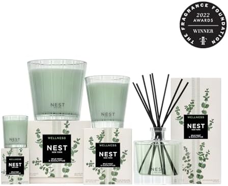 NEST New York Reed Diffuser Liquid Refill, Wild Mint & Eucalyptus - 5.9 fl oz - Fragrance for Up to 90 Days - Flame Free - Image 6
