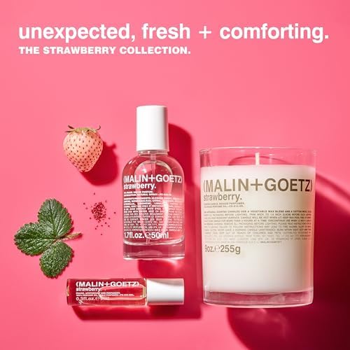 MALIN+GOETZ 9oz Scented Candle | Hand-Poured Soy Wax with Unique Fragrance Blends | Clean-Burning, Vegan & Cruelty-Free | Bergamot, Sage, Otto, Tomato, Strawberry, Cannabis, Dark Rum & Leather - Image 4
