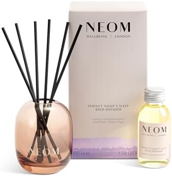NEOM Perfect Night's Sleep Reed Diffuser, 100ml I Lavender, Chamomile and Patchouli I 100% Natural Fragrances I Lasts 12 Weeks I Refillable and Reusable - Image 6