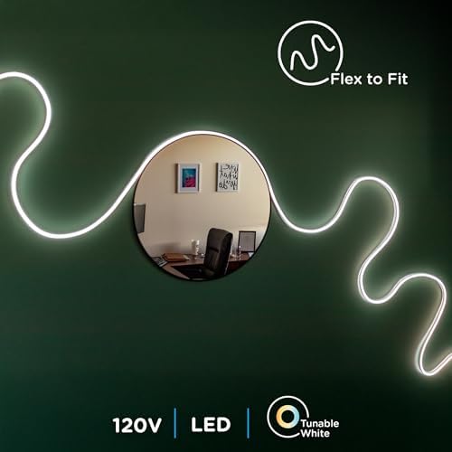 Enbrighten Vibe Spectrum LED Neon Rope Lights, Indoor Smart Light - Image 2
