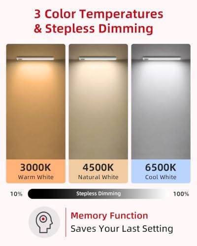 6-Pack Under Cabinet Lights, Motion Sensor Light Indoor, Closet Lights - Image 4