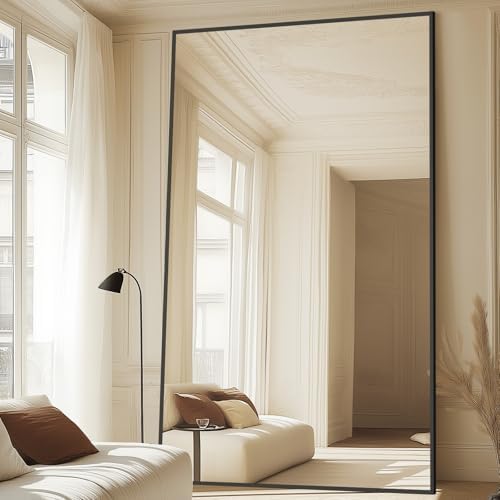 MELOMOIR 76"x44" Oversized Mirror Full Length, Oversized Floor Mirror by MELOMOIR