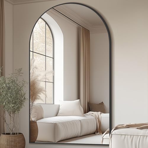 MELOMOIR 76"x44" Oversized Mirror Full Length, Arched Mirror Full Length - Image 3