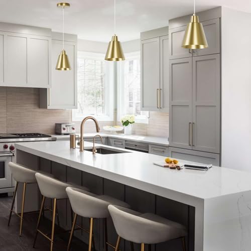 Black Pendant Light Kitchen Island, Hanging Kitchen Lights, 3-Pack - Image 2