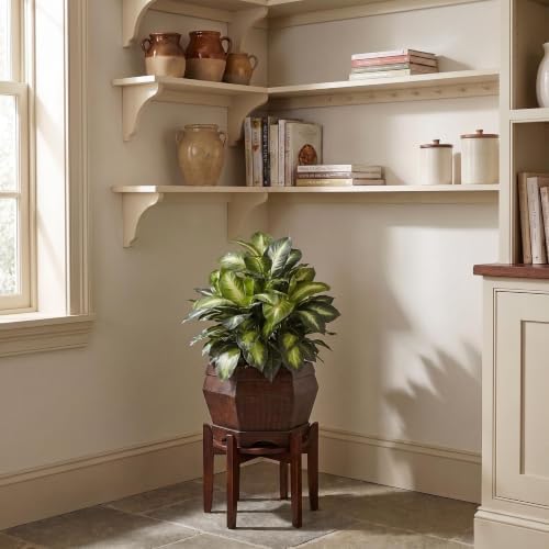 Nearly Natural 24 in Artificial Golden Dieffenbachia Plant with Pot - Image 4