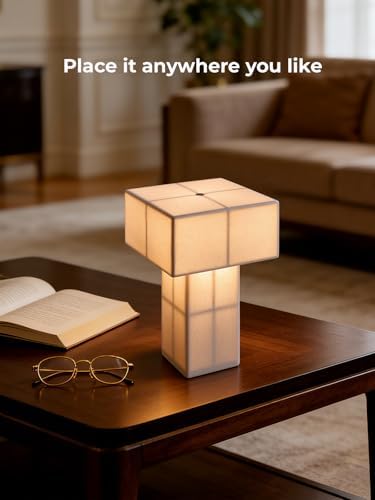 Cordless Table Lamp, Rechargeable, Dimmable, Silky White Touch Lamp - Image 6