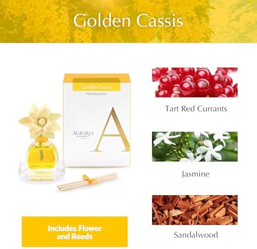 AGRARIA PetiteEssence Flower and Reed Diffuser Set, Hand Crafted Sola Flower Botanical Home Fragrance Set, Scented Oil Gift for All Occasions - Image 3