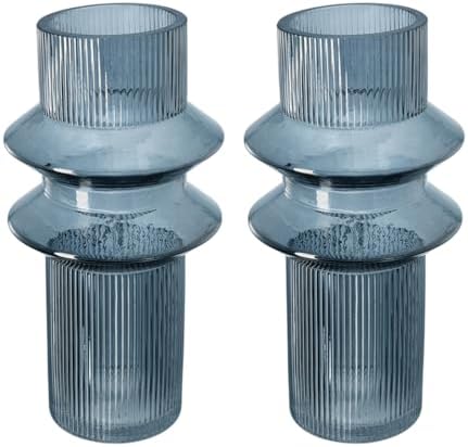 Tall Tapered Glass Vases for Centerpieces, Flowers Vase Set Home Decor - Image 2