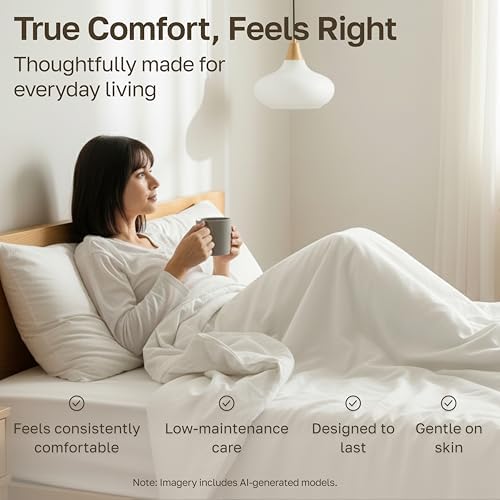 California Design Den Soft 100% Cotton Sateen 3 Pcs XL Twin Bed Sheets Set - Image 6