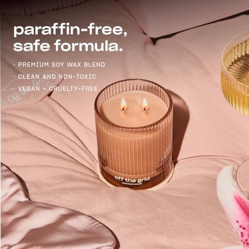 Off The Grid Luxury Scented Candle by Snif, Warm and Calming Candle, 50+ Hours, 100% Cotton Fiber Wicks, Soy Wax Blend, Non-Toxic, Vegan, 8.5 oz - Image 6