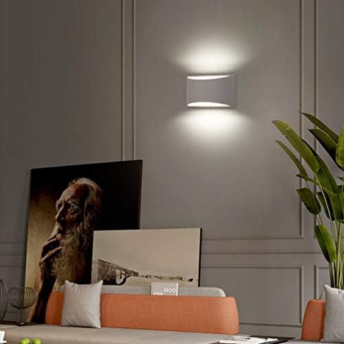 Aipsun Indoor Aluminum Modern LED Wall Sconce Hardwired Interior Wall Lights Set of 2 Up and Down Wall Mount Light for Living Room Bedroom Hallway Corridor Cool White 6000K(with G9 Bulbs) - Image 3