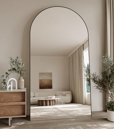 Koonmi 77x38 Arched Full Length Mirror, Floor Mirror with Stand by KOONMI