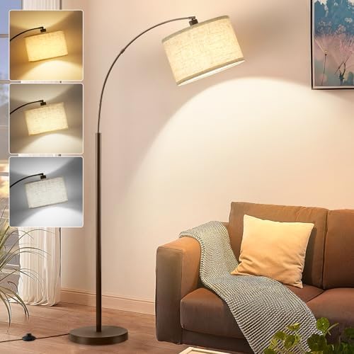 Luvkczc 71" Arc Floor Lamp for Living Room, with Adjustable Lamp Head by Luvkczc