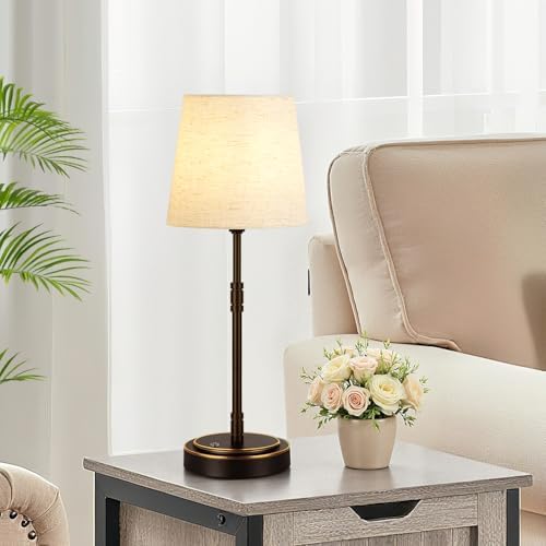 Cordless Table Lamps Set of 2 – Battery Operated Lamp with 7500mAh Rechargeable Battery, Stepless Dimmable Oil-Rubbed Bronze Lamp, Wireless Lamps for Dining Room, Nightstand & Patio (Bulbs Included) - Image 7