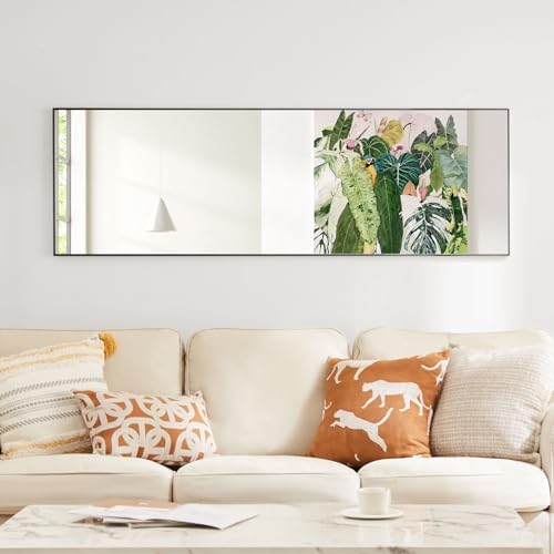OLIXIS Full Length Floor Mirror with Stand, Body Mirror, 60x16 - Image 4