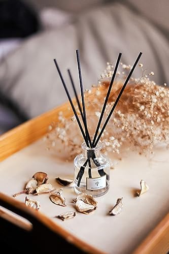 PRISTINE Ivory Coast Cotton/Inspired by Hyatt Hotel Scent Reed Diffuser for Home | Fresh Clean Sheet/Light Chamomile Reed Diffusers, Oil & Room Diffusers with Reed | Home Fragrance Scent Diffuser - Image 3