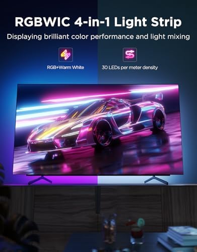 Govee TV LED Backlight 2, 14.4ft Cuttable TV Lights for 32-70 Inch TVs - Image 2