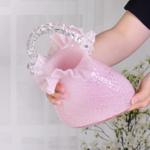 KAMMAK Glass Vase,Colored Hand Blown Decorative Vase - Image 5