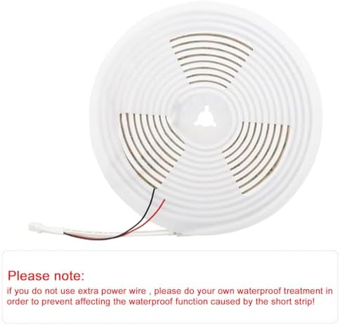 Addressable COB LED Strip, IP68 Waterproof 24V 9.84ft WS2811 RGB-IC Dream Rainbow Color White PCB LED Tape 720LEDs/m with Silicone Tube for Outdoor Decor Lighting (Without Controller and Power Supply) - Image 7