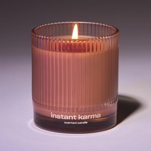 Instant Karma Luxury Scented Candle by Snif, Dark and Dreamy Scent, 50+ Hours, 100% Cotton Fiber Wicks, Soy Wax Blend, Non-Toxic, Vegan, 8.5 oz - Image 3