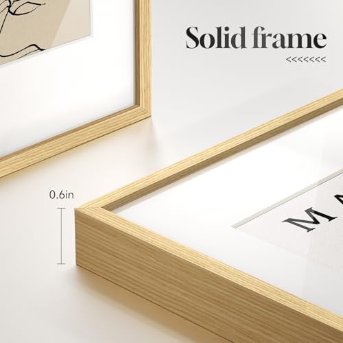 Framed Neutral Beige Matisse Minimalist Wall Art for Bathroom, 11x14 Inch - Image 6