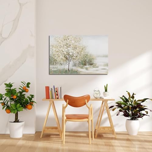 Canvas Wall Art Decor Large Wall Art Pictures for Living Room Canvas Art Wall Decor Landscape Natural Wall Art Decor Artwork for Walls Vintage Tree Wall Art Prints 32" X 48" for Bedroom Office Kitchen - Image 5
