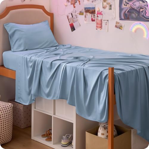 Bedsure PureWoven 100% Rayon Derived from Bamboo, Twin XL Sheets, 3 Pieces by BEDSURE