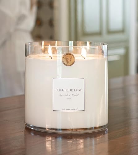 | Huge 10lb Luxury Candle, 150oz, Up to 500 Hours | Sea Salt & Orchid | Sea Salt, Jasmine, Lily | Natural Coconut-Soy Wax | by Big Ass Luxuries | As Seen On Shark Tank - Image 4
