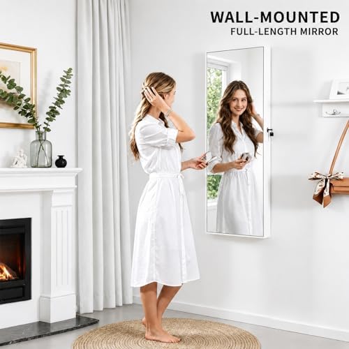 Over the Door Jewelry Organizer, Wall Mounted Jewelry Cabinet - Image 2