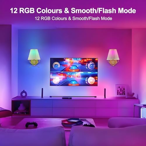 Cordless Battery Operated Wall Sconces Set of Two, Vintage Gold Sconces Wall Decor, Rechargeable Dimmable LED Lights with 15 Colors, Bow Wireless Wall Lamp for Bedroom Living Room Hallway - Image 7