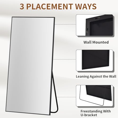 VooBang Oversized Full Length Mirror, 86" x 40" Floor Mirror with Stand - Image 6