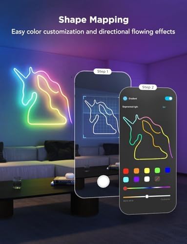 Govee RGBIC Neon Lights 32.8ft Works with Matter, Alexa, Google Assistant - Image 6