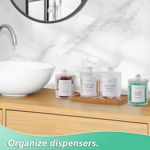 Bathroom Decor,Bathroom Storage for Home Decor,Bathroom Organizers and Storage,Qtip Holder 4 Packs for Bathroom Accessories - Image 3