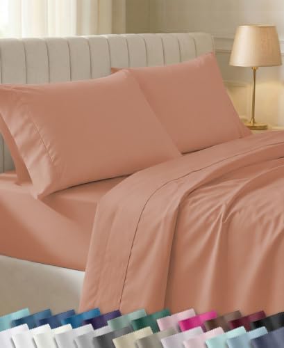 California Design Den 100% Cotton Sateen Twin Bed Sheets, 3 Pc Set by CaliforniaDesignDen