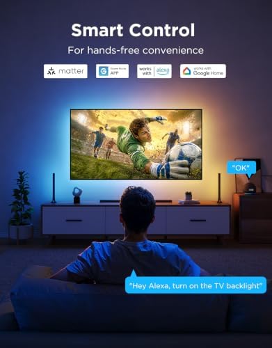 Govee TV LED Backlight 2, 18.4ft Cuttable TV Lights for 32-86 Inch TVs - Image 6