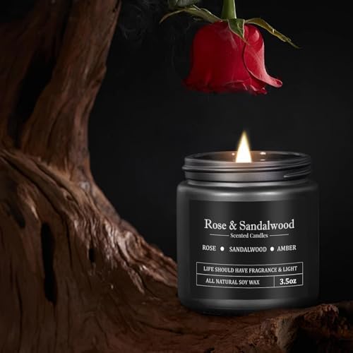 8 Pack Scented Candles for Men, Masculine Candle Gift Set with Smoky & Woody Scents, Soy Wax Aromatherapy Candles for Home, Birthday Gift for Him, Boyfriend, Spring Candles - Image 3