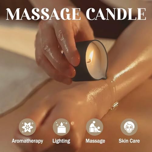 12-Pack Massage Candle Set - Low Temperature Soy Wax Melts into Silky Smooth Massage Oil, 1oz Aromatherapy Candles for Couples, Home Spa, Relaxation & Romantic Gifts (12 Scents) - Image 6