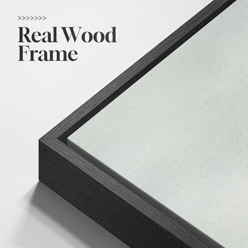 Large Framed Green Abstract Wall Art for Living Room, 3 Piece Set 24x36 In - Image 5