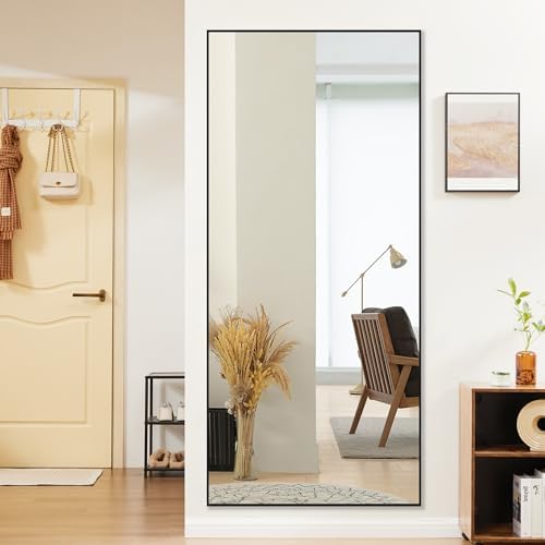 OLIXIS 64"x21.5" Full Length Mirror with Stand, Body Mirror by OLIXIS