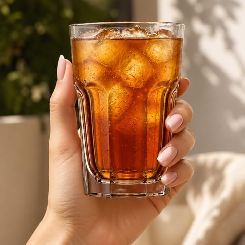Highball Drinking Glasses Set of 24, 12.5 oz Glass Tumbler, Dishwasher Safe - Image 2