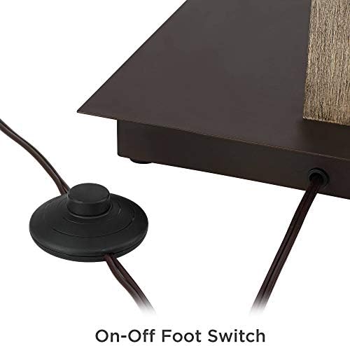 Gentry 71 1/2" Tall Bronze 2-Light Downbridge Arc Floor Lamp - Image 5