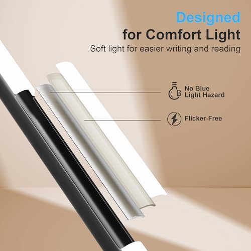 KEINVE Floor Lamp with Remote and Touch Control, 68 Inch Adjustable Standing Lamp, 3 Color Temperature Dimmable LED, Flexible Gooseneck for Reading, Living Room, Office - Image 4