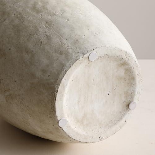 Large Ceramic Flower Vase Home Decor Rustic Vintage Terracotta Vase 10.4" - Image 5
