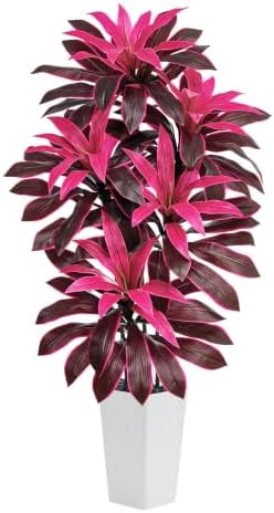 Artificial Purple Dracaena Tree 6FT, Tall Fake Plants Indoor by FSOHOI