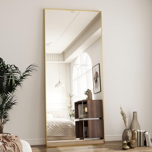 BEAUTYPEAK Full Length Mirror with Stand, 65"x24" Floor Mirror - Image 6